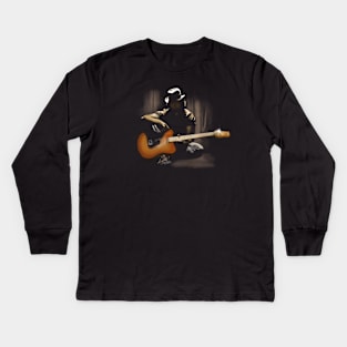 Gitarrist Kids Long Sleeve T-Shirt